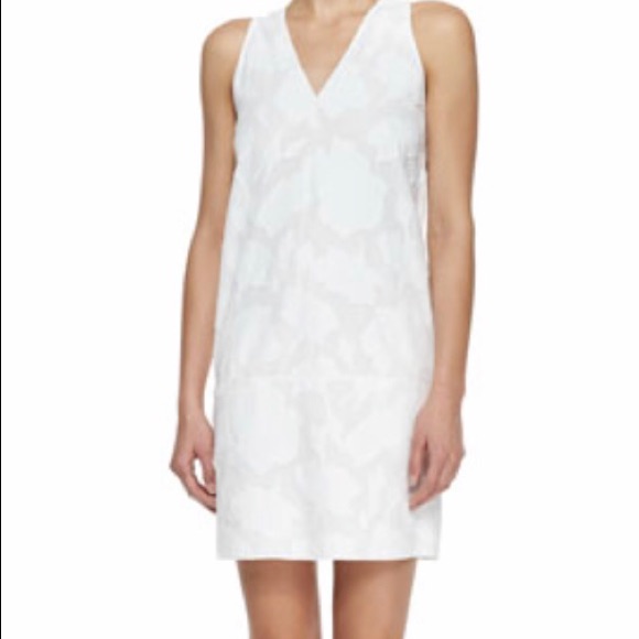$495 Rag&Bone Augusta Embossed White Dress Nwt